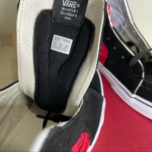 New! VANS Sk8 Hi Top Espiritu Mens Sz 11 Multi Color Skateboard Sneakers. - Picture 6 of 6